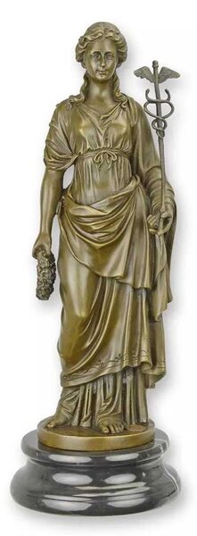 Bronzová socha - Athéna