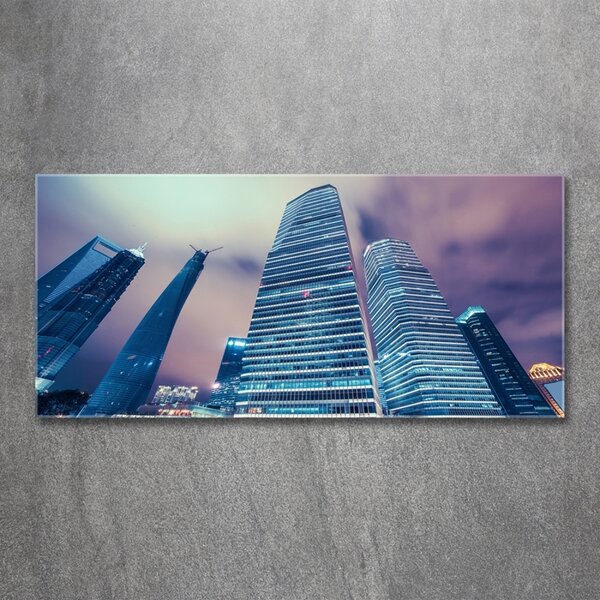 Foto obraz skleněný horizontální Mrakodrap osh-77931436