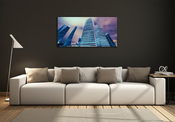 Foto obraz skleněný horizontální Mrakodrap osh-77931436