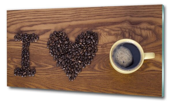 Foto obraz sklo tvrzené I love coffee osh-77959607