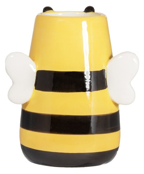 Žlutá váza z dolomitu (výška 10,5 cm) Bee – Sass & Belle