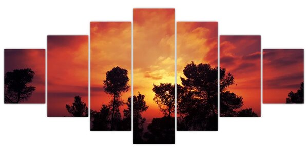 Obraz západu slunce (210x100 cm)
