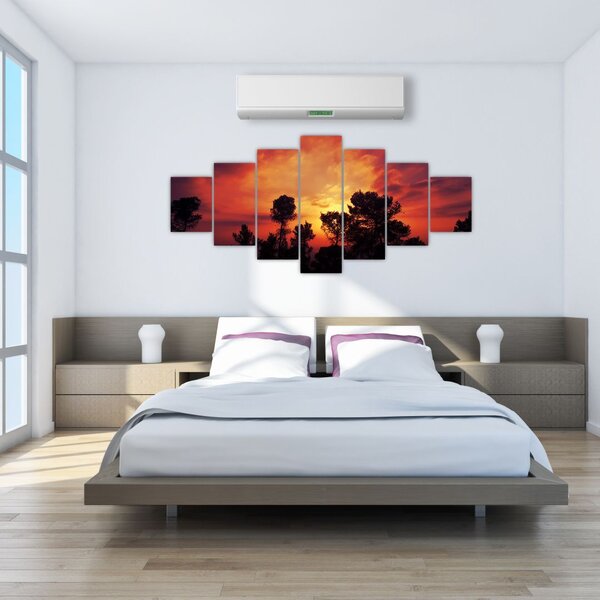 Obraz západu slunce (210x100 cm)