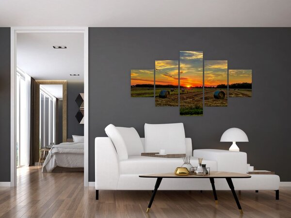 Obraz - Vesnické balíky (125x70 cm)