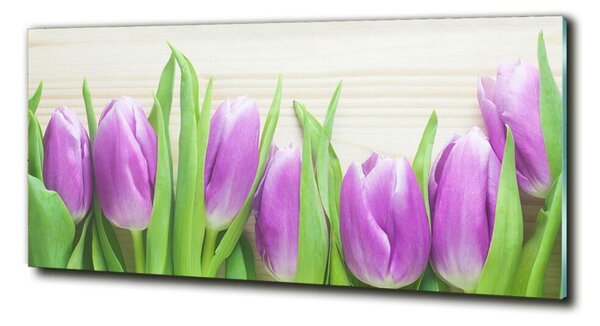 Foto obraz fotografie na skle Fialové tulipány osh-78755149
