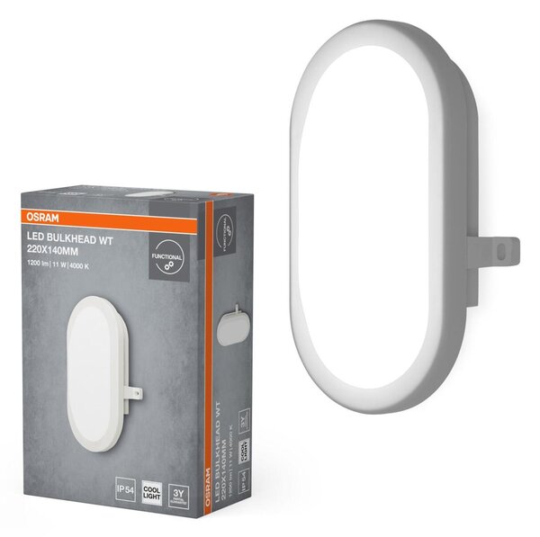 LEDVANCE LED nástěnné svítidlo Bulkhead 11 W 4000 K IP54
