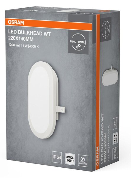 LEDVANCE LED nástěnné svítidlo Bulkhead 11 W 4000 K IP54