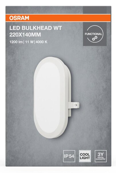 LEDVANCE LED nástěnné svítidlo Bulkhead 11 W 4000 K IP54