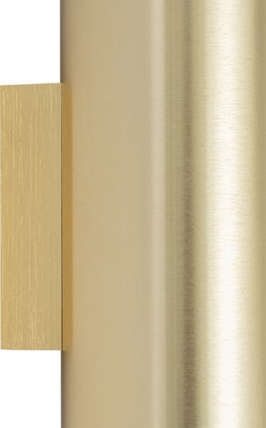 Designová nástěnná lampa zlatá kulatá 2-světlo - Sab Honey