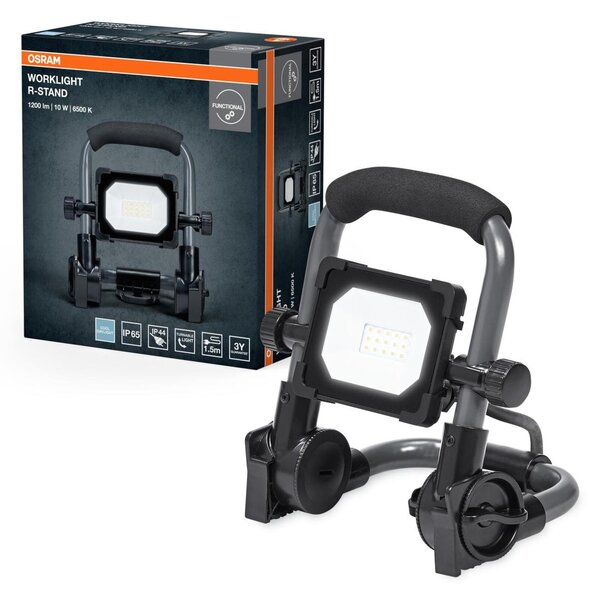 LEDVANCE LED pracovní reflektor R-Stand 10 W 220-240 V 6500 K IP65