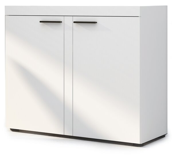 Obývací stěna Rumba + komoda 2F | 270 cm + 97,2 cm | bílá