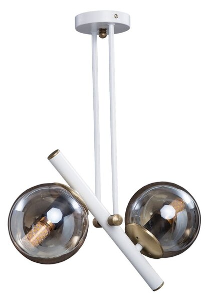 Závěsné svítidlo se skleněným stínidlem ø 15 cm Libra – Squid Lighting