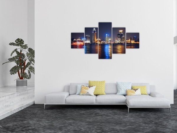 Obraz - Reflekce noci (125x70 cm)