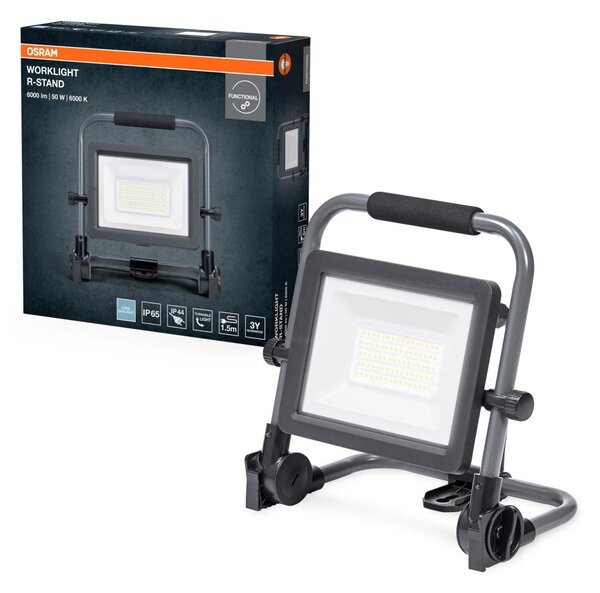 LEDVANCE LED pracovní reflektor Worklight Value R-Stand 50 W 220-240 V 6500 K IP65