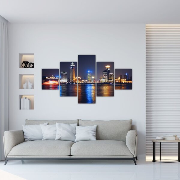 Obraz - Reflekce noci (125x70 cm)
