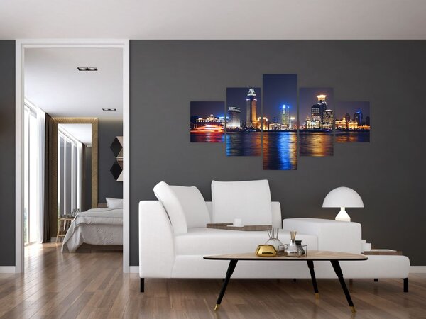 Obraz - Reflekce noci (125x70 cm)