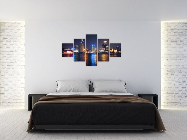 Obraz - Reflekce noci (125x70 cm)
