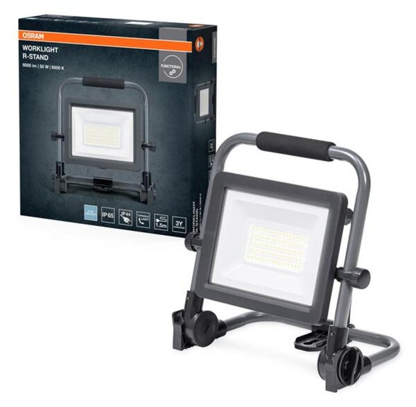 LEDVANCE LED pracovní reflektor Worklight Value R-Stand 50 W 220-240 V 6500 K IP65