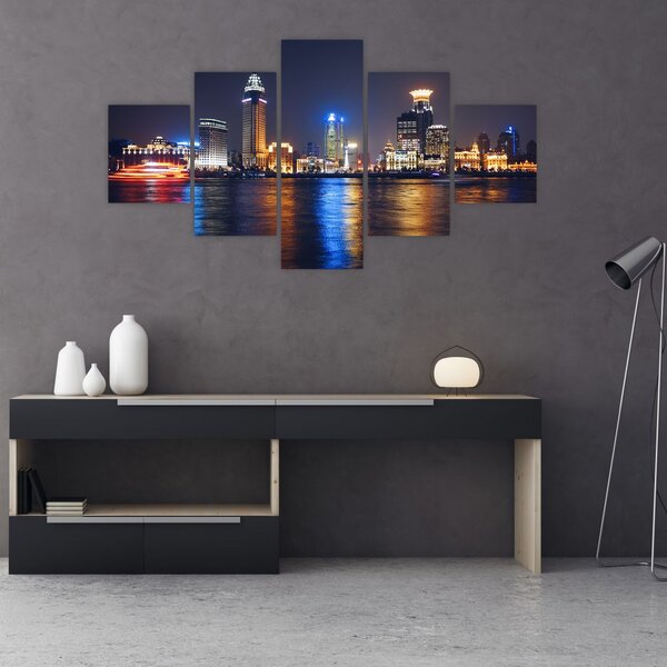 Obraz - Reflekce noci (125x70 cm)