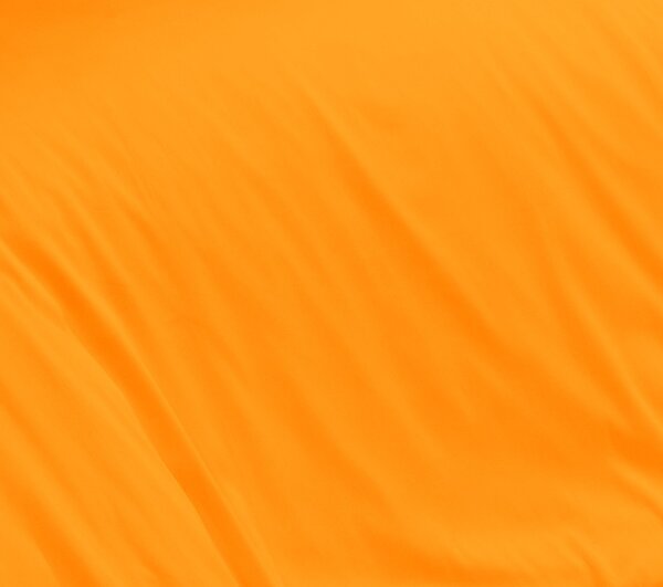 Oranžové saténové prostěradlo plachta bez gumy