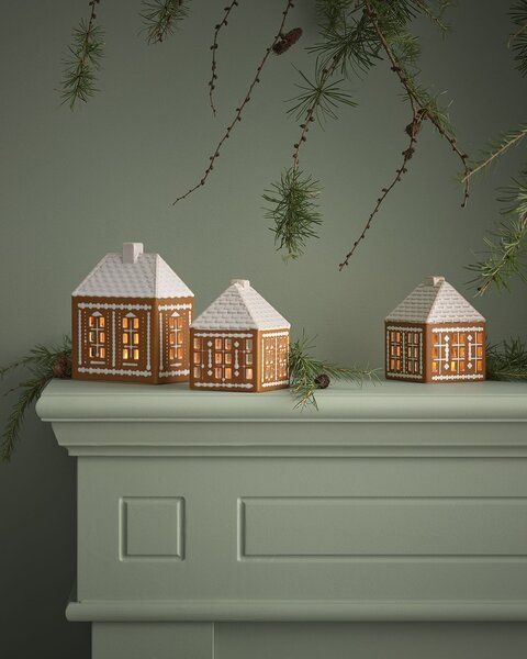 Porcelánový svícen Gingerbread Lighthouse Small