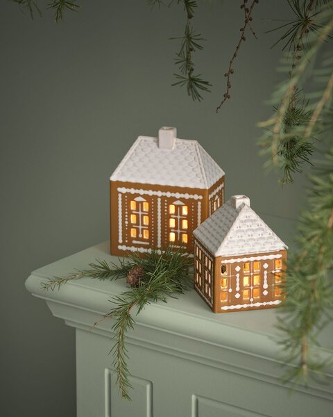 Porcelánový svícen Gingerbread Lighthouse Small