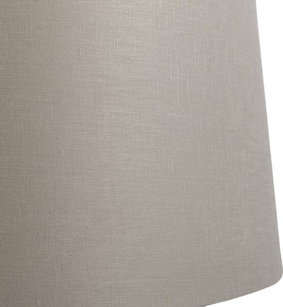 Lněné stínidlo taupe 45 cm