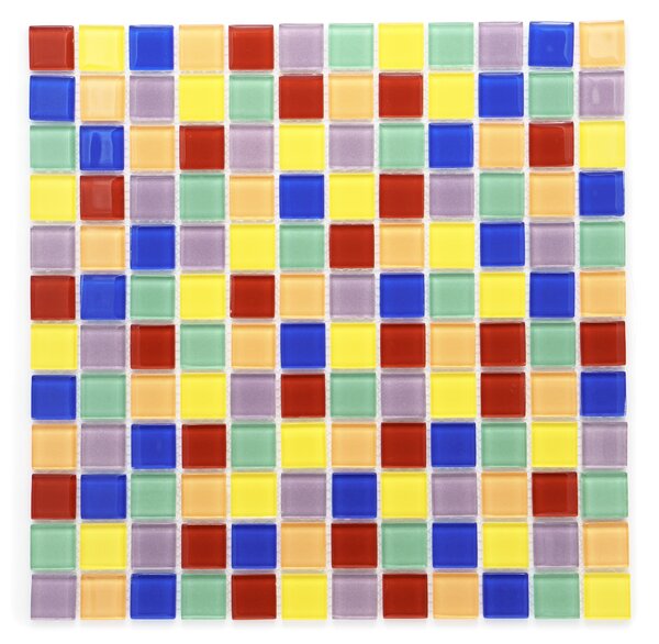 Skleněná mozaika podbarvená 23x23mm