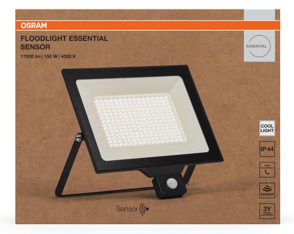 LEDVANCE LED reflektor Essential Sensor 150 W 4000 K 220-240 V PIR senzor