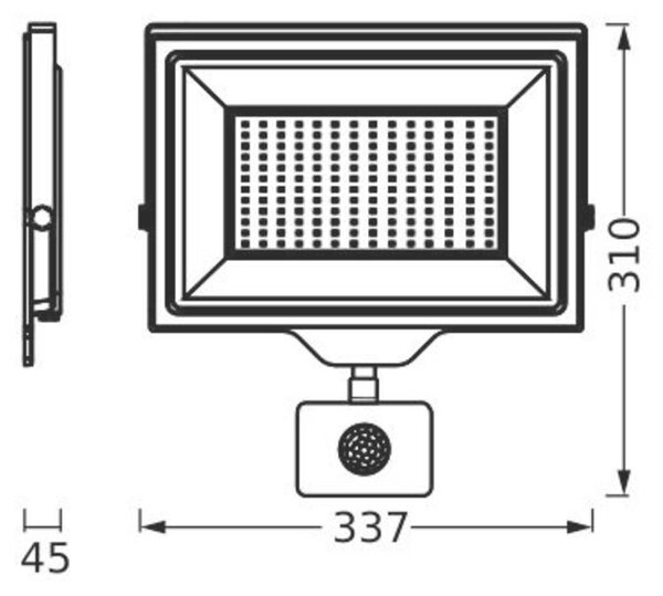 LEDVANCE LED reflektor Essential Sensor 150 W 4000 K 220-240 V PIR senzor
