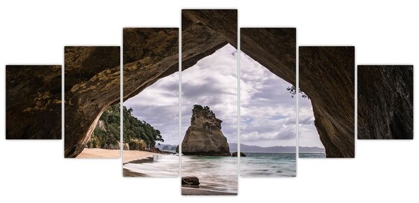 Obraz z jeskyně, Nový Zéland (210x100 cm)