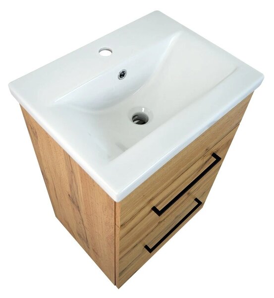 Comodo Set koupelnového nábytku Solero OW 50-V40P/L