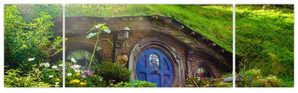 Obraz - Hobitín (170x50 cm)