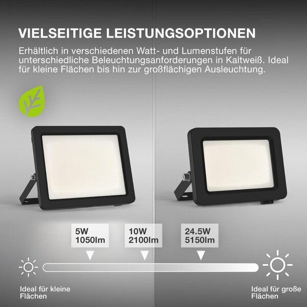 LEDVANCE LED reflektor Floodlight 5 W 220-240 V 4000 K 870 lm IP65
