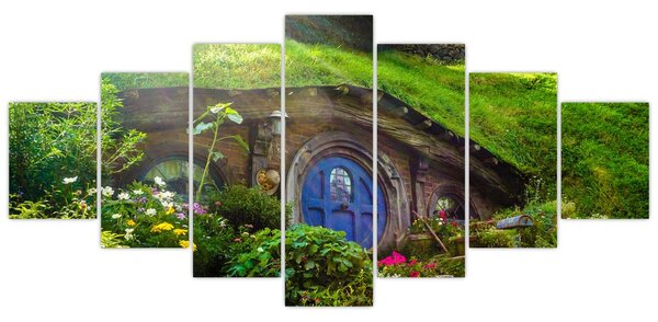 Obraz - Hobitín (210x100 cm)