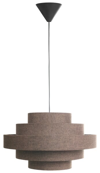 Závěsná lampa EREBATO Len Hnědá