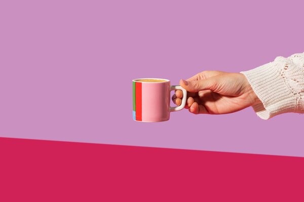 KitchenCraft Sada 2 šálků na Espresso La Cafetiere Utopian Lines 120 ml