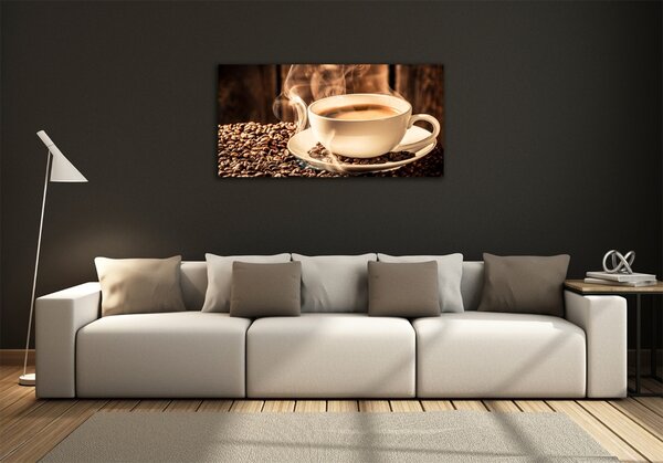 Foto obraz sklo tvrzené Aromatická káva osh-80280827