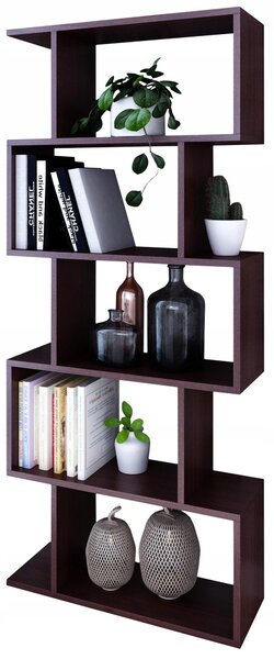 Regál Matkam 76,4 cm x 176 cm x 28 cm wenge