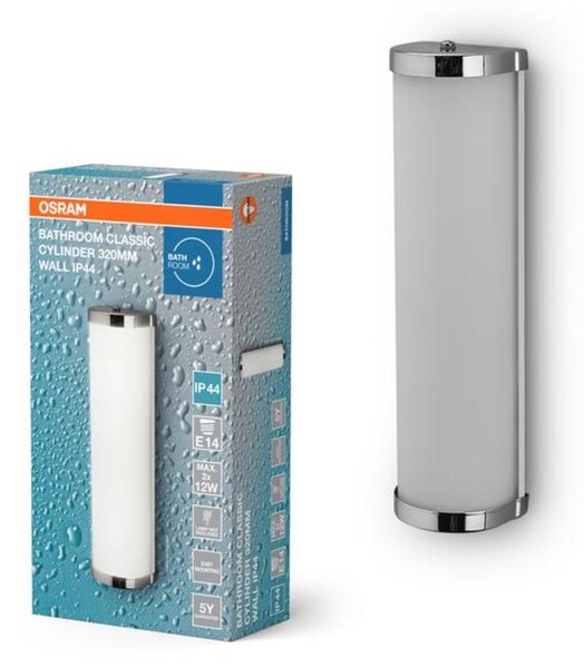 LEDVANCE nástěnné svítidlo do koupelny Bathroom 320 mm E14 220-240 V IP44 chrom