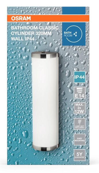 LEDVANCE nástěnné svítidlo do koupelny Bathroom 320 mm E14 220-240 V IP44 chrom