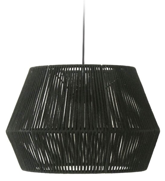 MUZZA Bavlněné stropní stínidlo Soraia Ø 36,5 cm černé