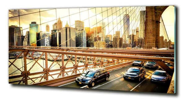 Foto obraz skleněný horizontální Brooklynský most osh-80633188