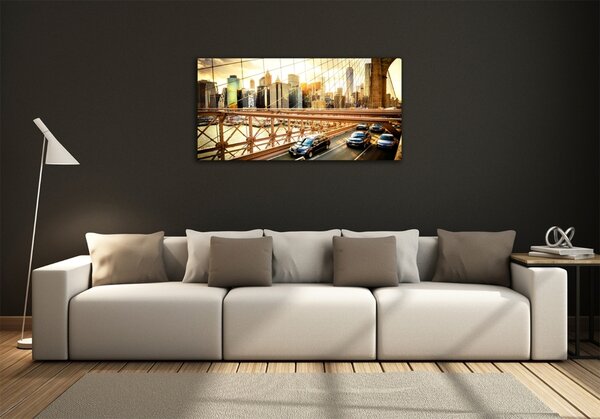 Foto obraz skleněný horizontální Brooklynský most osh-80633188