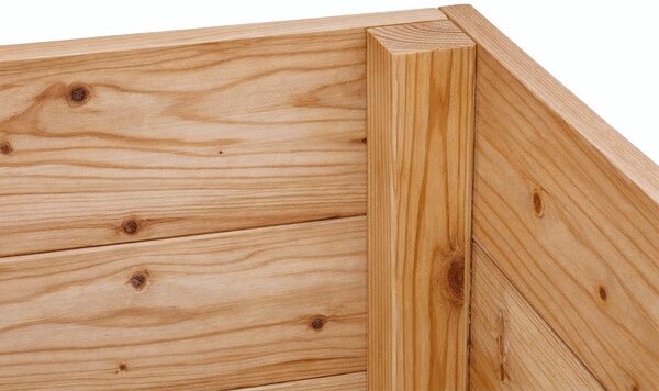 ATMOWOOD Modřínový vyvýšený záhon 140 x 80 x 40 cm hnědý