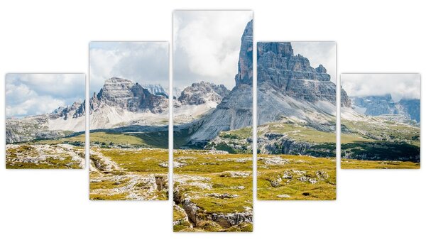 Obraz - Italské Dolomity (125x70 cm)