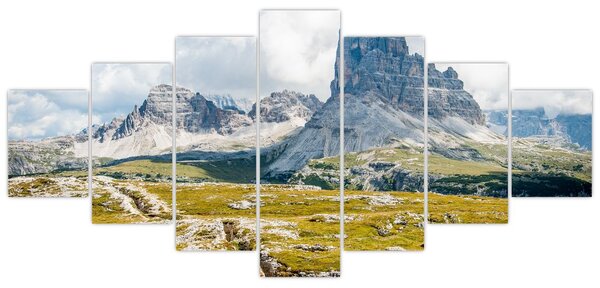 Obraz - Italské Dolomity (210x100 cm)