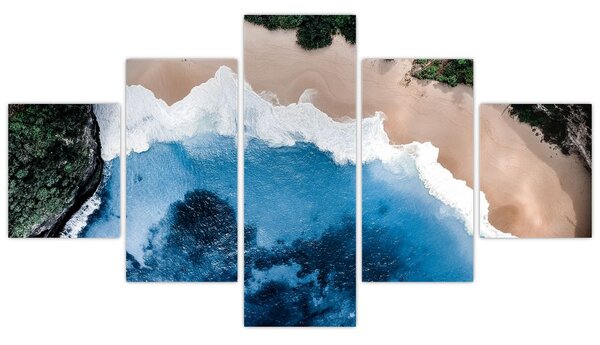 Obraz pláže Nusa Penida, Indonésie (125x70 cm)