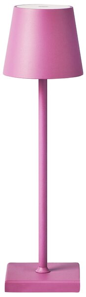 LED bezdrátová stolní lampa BACEIRO Kov Růžová