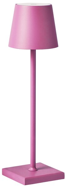 LED bezdrátová stolní lampa BACEIRO Kov Růžová